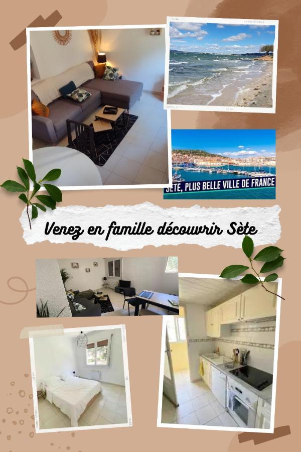 Appartement Spacieux Avec Parking Gratuit Sète Kültér fotó